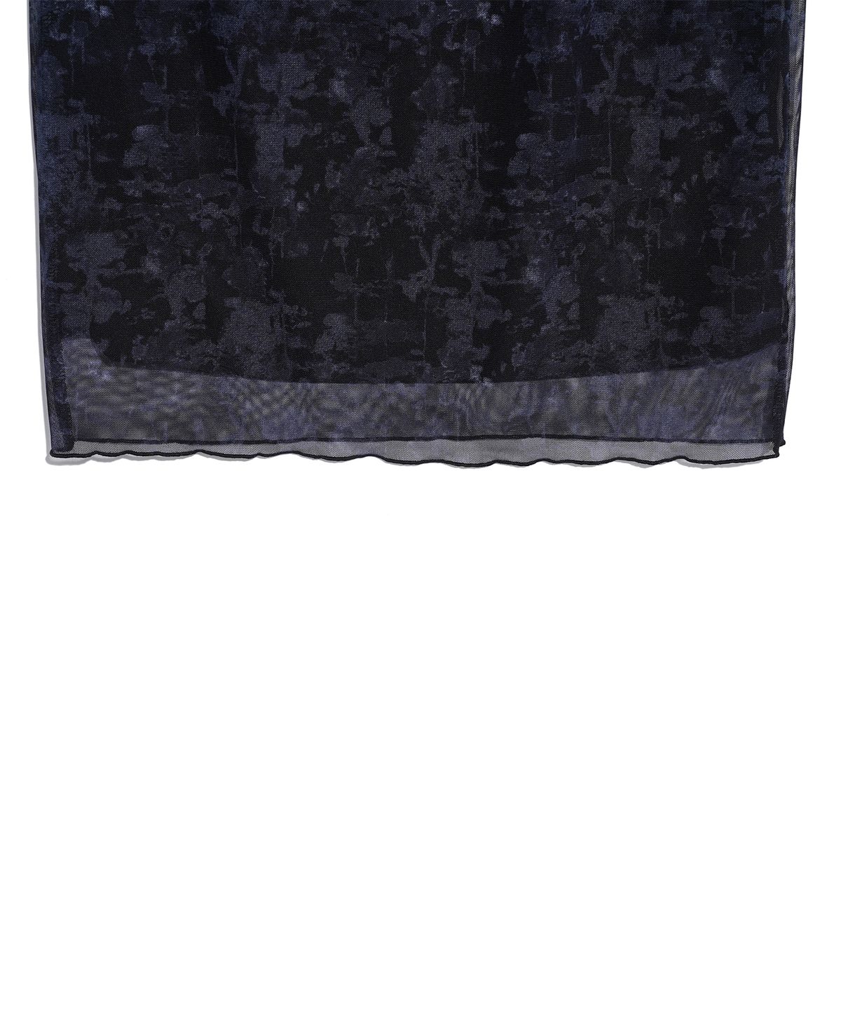 하이스쿨디스코(HIGH SCHOOL DISCO) FOG LONG MESH SKIRT_DEEP BLUE
