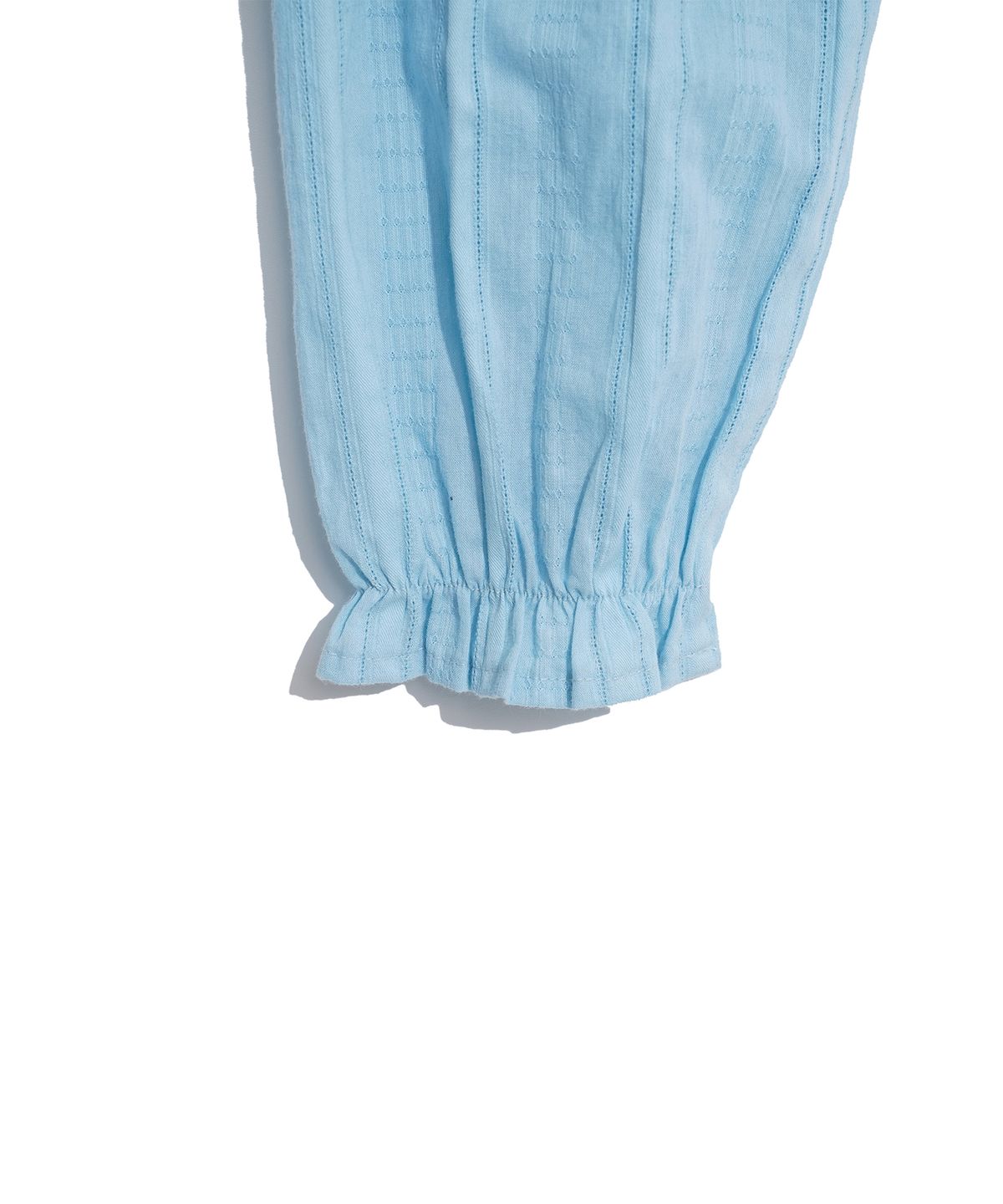 하이스쿨디스코(HIGH SCHOOL DISCO) RUFFLE COLLAR BLOUSE_SKY BLUE