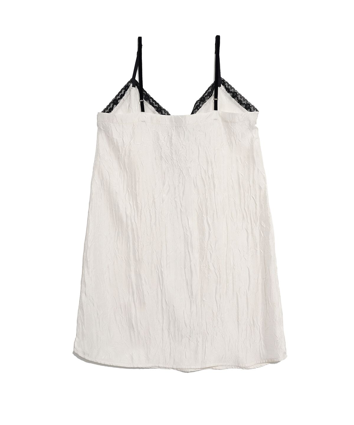 하이스쿨디스코(HIGH SCHOOL DISCO) CRUMPLED SLIP TOP_IVORY