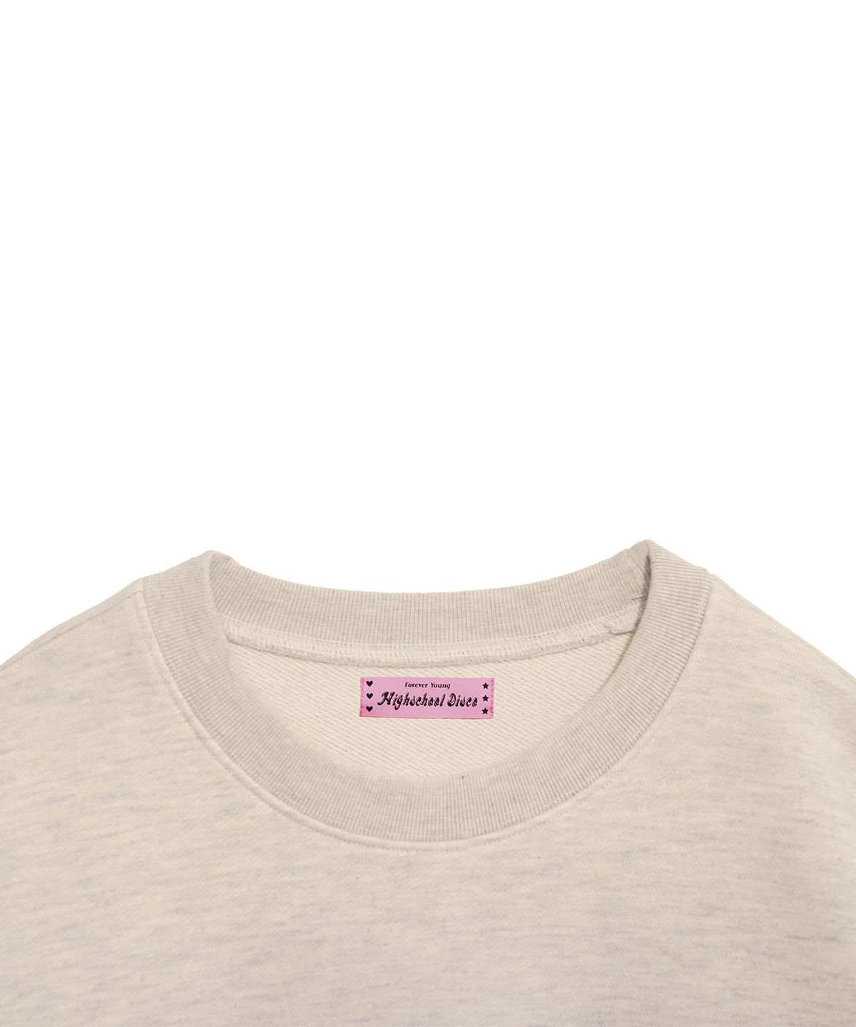 하이스쿨디스코(HIGH SCHOOL DISCO) BLACK RABBIT SWEATSHIRT_OATMEAL