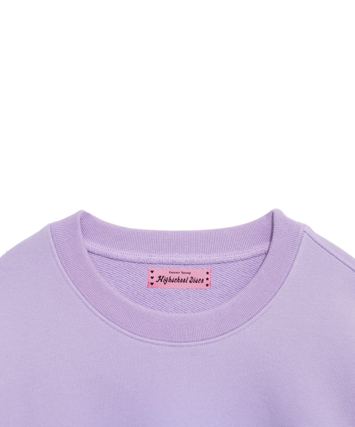 하이스쿨디스코(HIGH SCHOOL DISCO) BLACK RABBIT SWEATSHIRT_LAVENDER