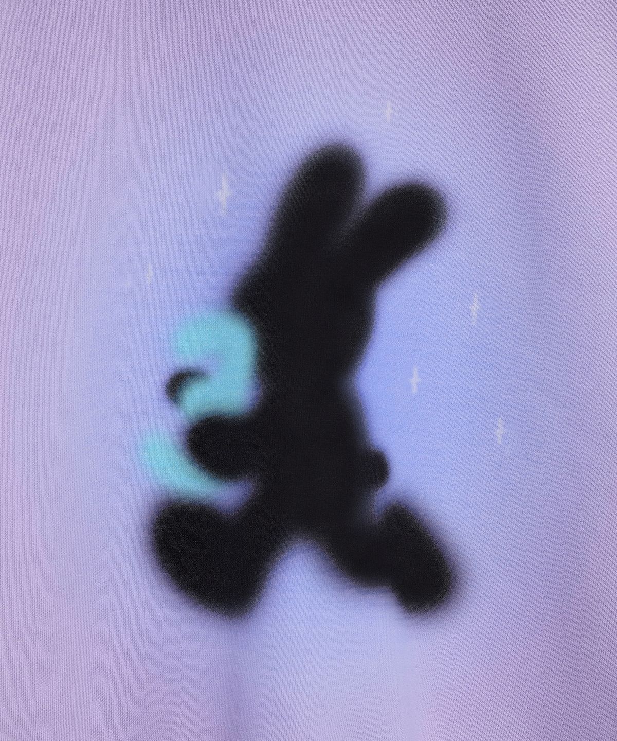 하이스쿨디스코(HIGH SCHOOL DISCO) BLACK RABBIT SWEATSHIRT_LAVENDER