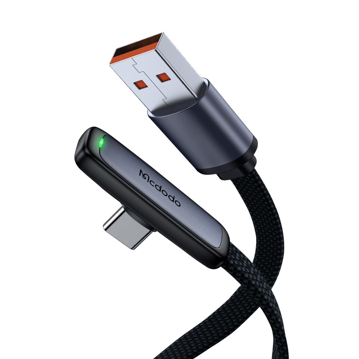 맥도도(MCDODO) TR 90도 라이트 USB-A to C타입 고속충전 케이블 CA334