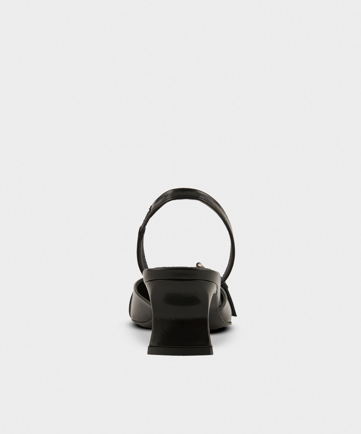 기호(KHIHO) POINTED BUCKLE SLINGBACK BLACK