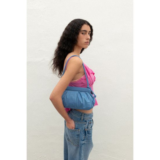 ★Archivepke★Skirt bag★Nylon blue★韓国★大人気★ MUSINSA公式 | Archivépke Skirt bag(Nylon blue)_OVBAX24101NBL