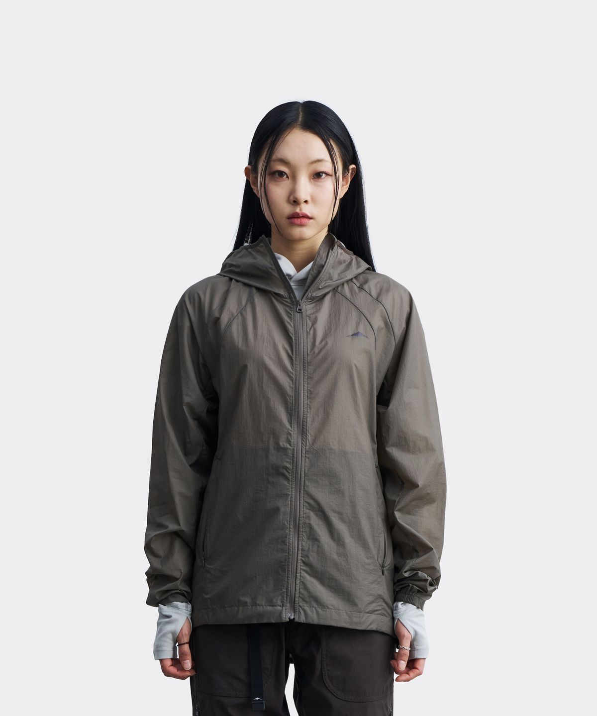 고요웨어(GOYOWEAR) 윈드쉘 후디 자켓 (애쉬 브라운)