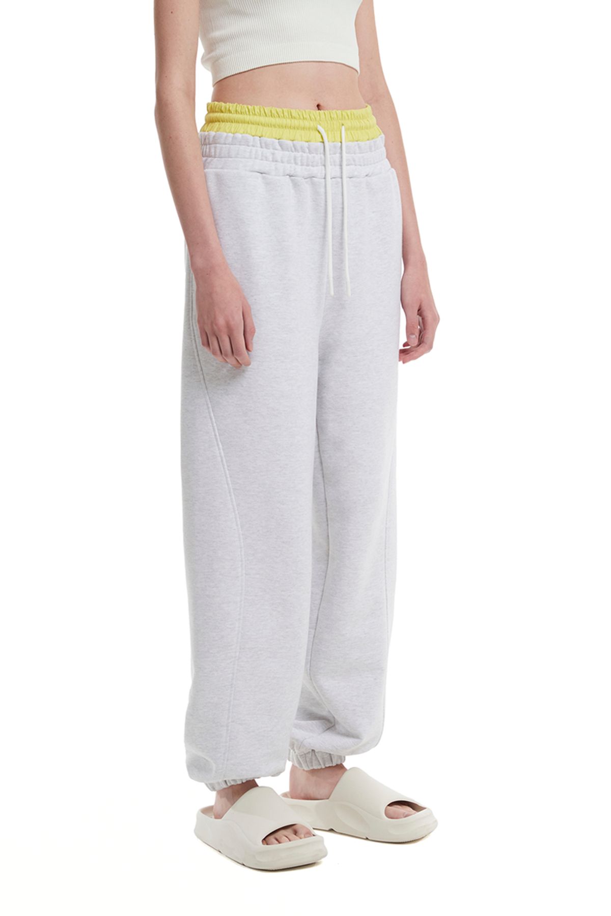 트렁크프로젝트(TRUNK PROJECT) Double waistband Lounge Pants_Grey
