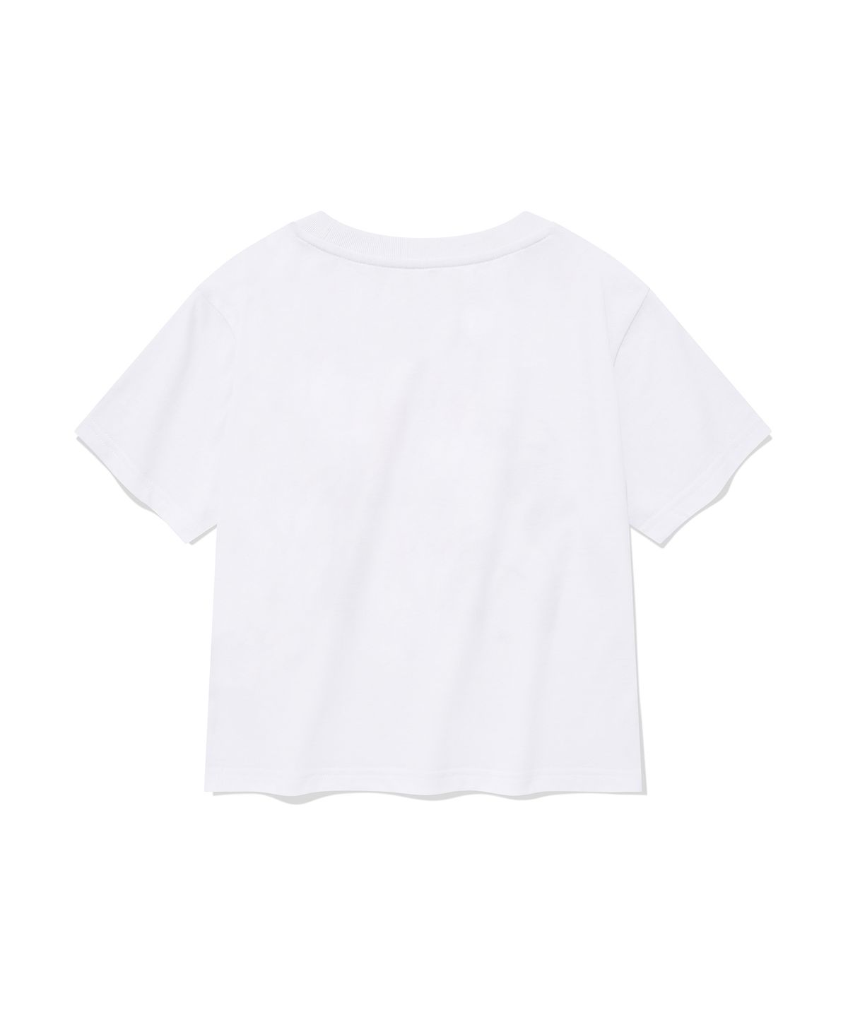 팔렛(FALLETT) 셀프러브 크롭 반팔티 화이트