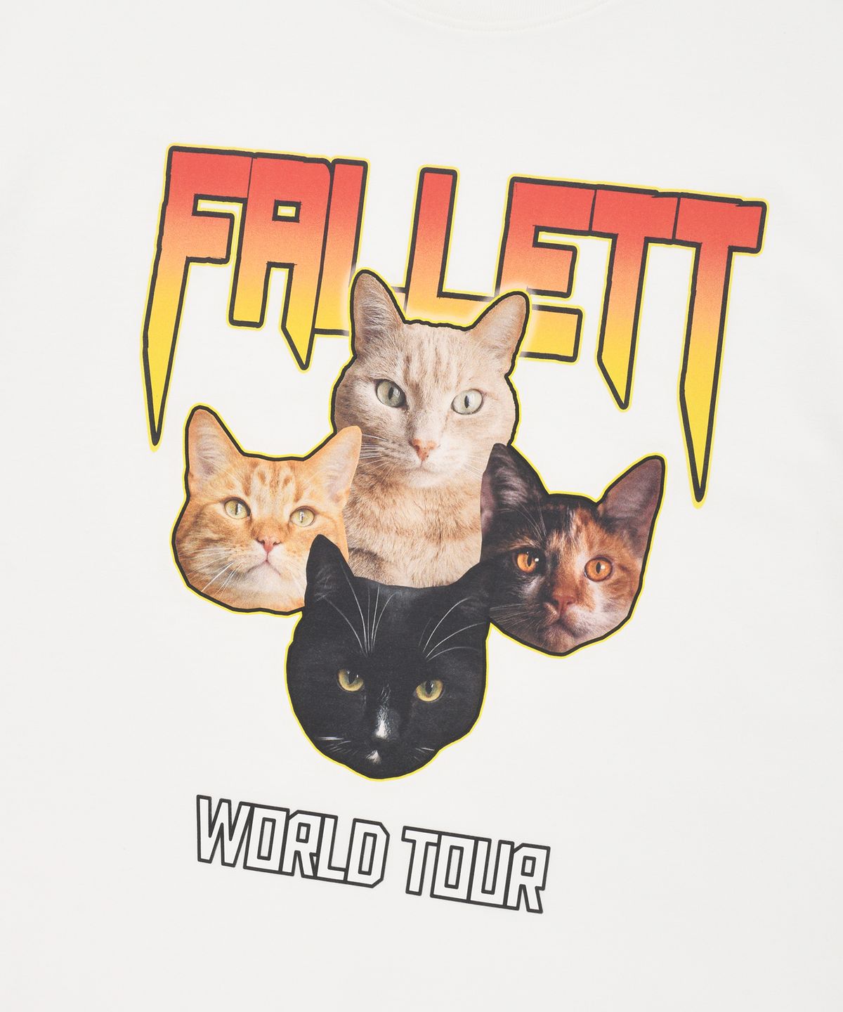 팔렛(FALLETT) 네로 밴드 반팔티 화이트