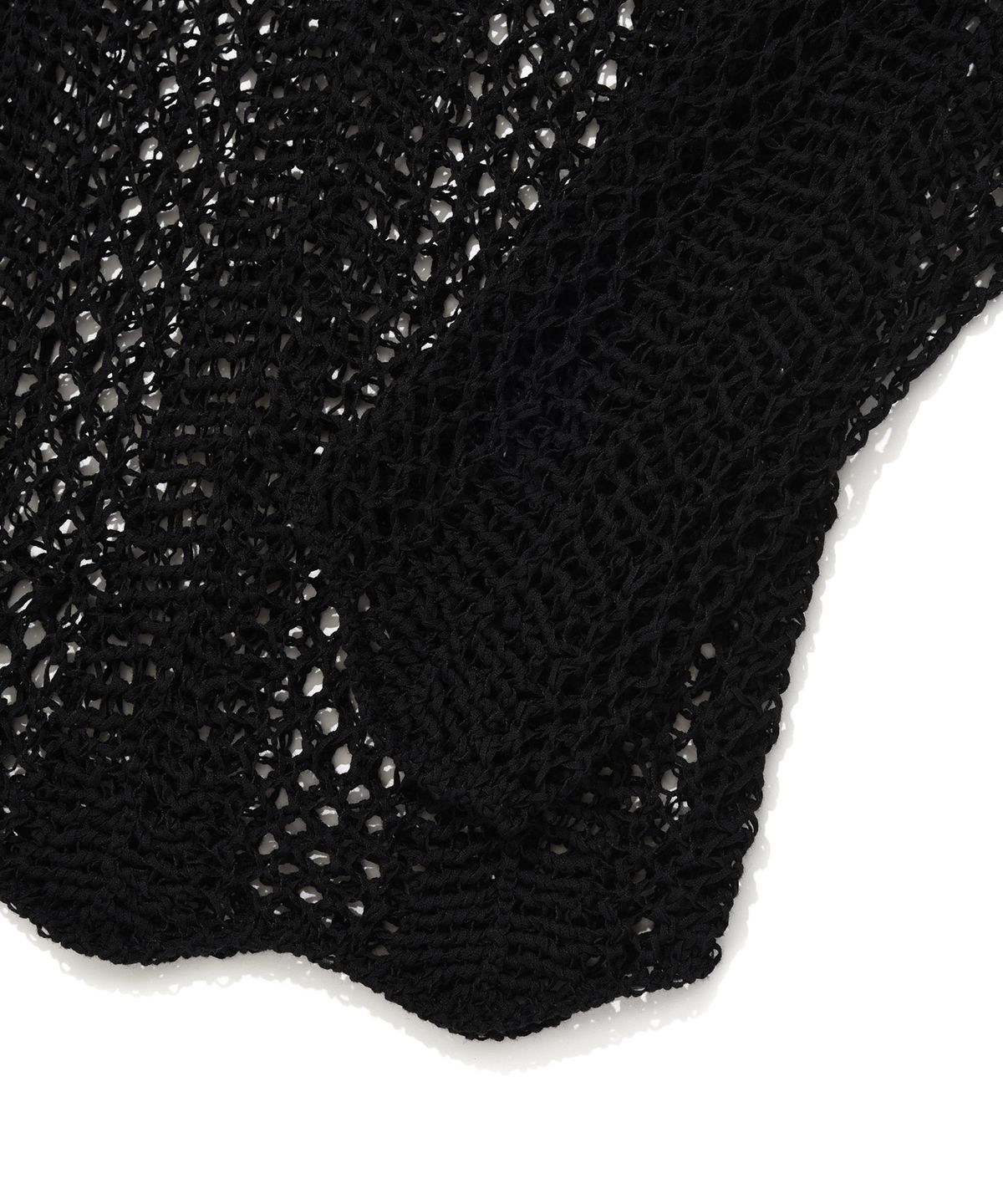 팔렛(FALLETT) 크로쉐 썸머 니트 블랙