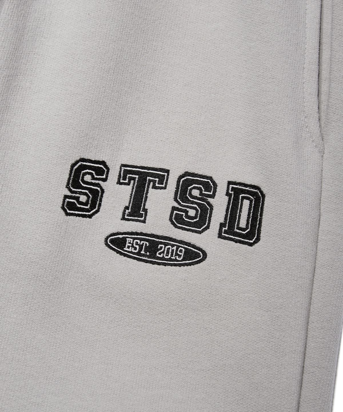 에스릿 스튜디오(SLIT STUDIO) [SET] STSD 아치 로고 스웨트 셔츠 후드 조거팬츠 셋업 2P  그레이