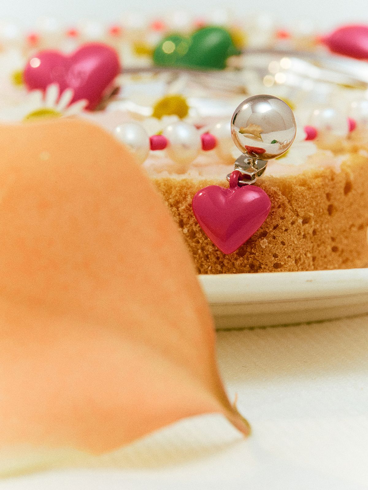 빈티지헐리우드(VINTAGE HOLLYWOOD) 3-Way Heart Ball Earrings_VH2313EA003B