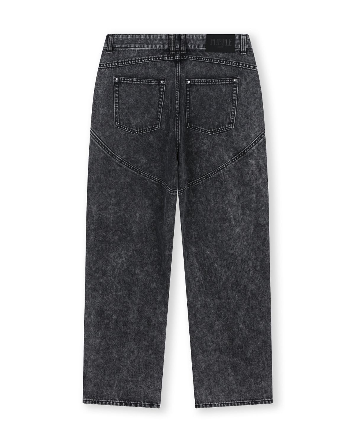 비슬로우(BESLOW) STUDED WESTERN JEAN BLACK WASHED