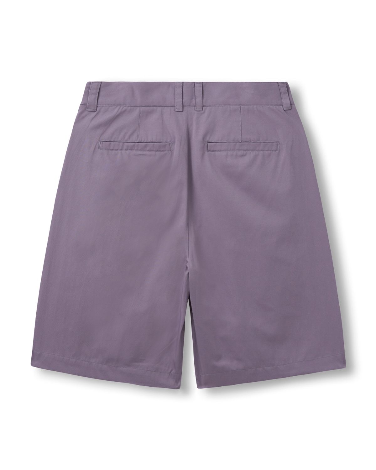 비슬로우(BESLOW) WIDE FIT TWO TUCK SHORTS LAVENDER