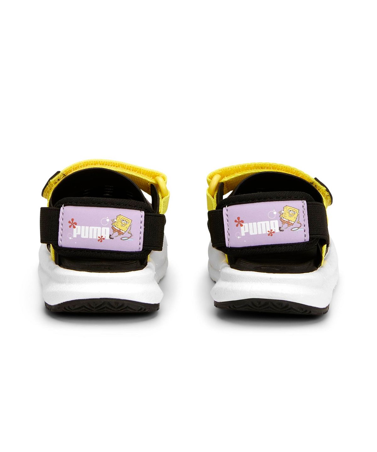 푸마 키즈(PUMA KIDS) 푸마Ⅹ스폰지밥 이볼브 샌들 인펀트 - 블랙