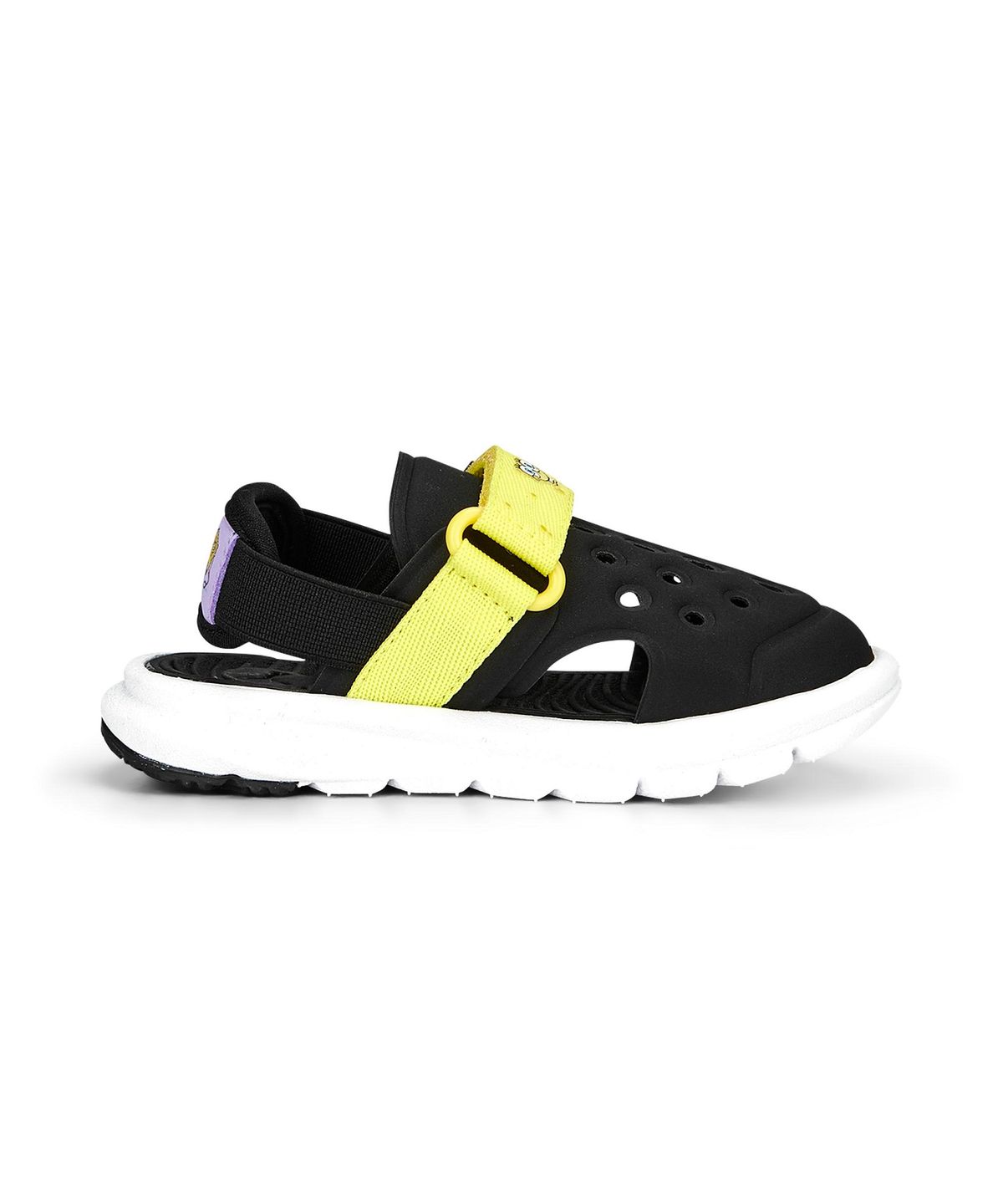 푸마 키즈(PUMA KIDS) 푸마Ⅹ스폰지밥 이볼브 샌들 인펀트 - 블랙
