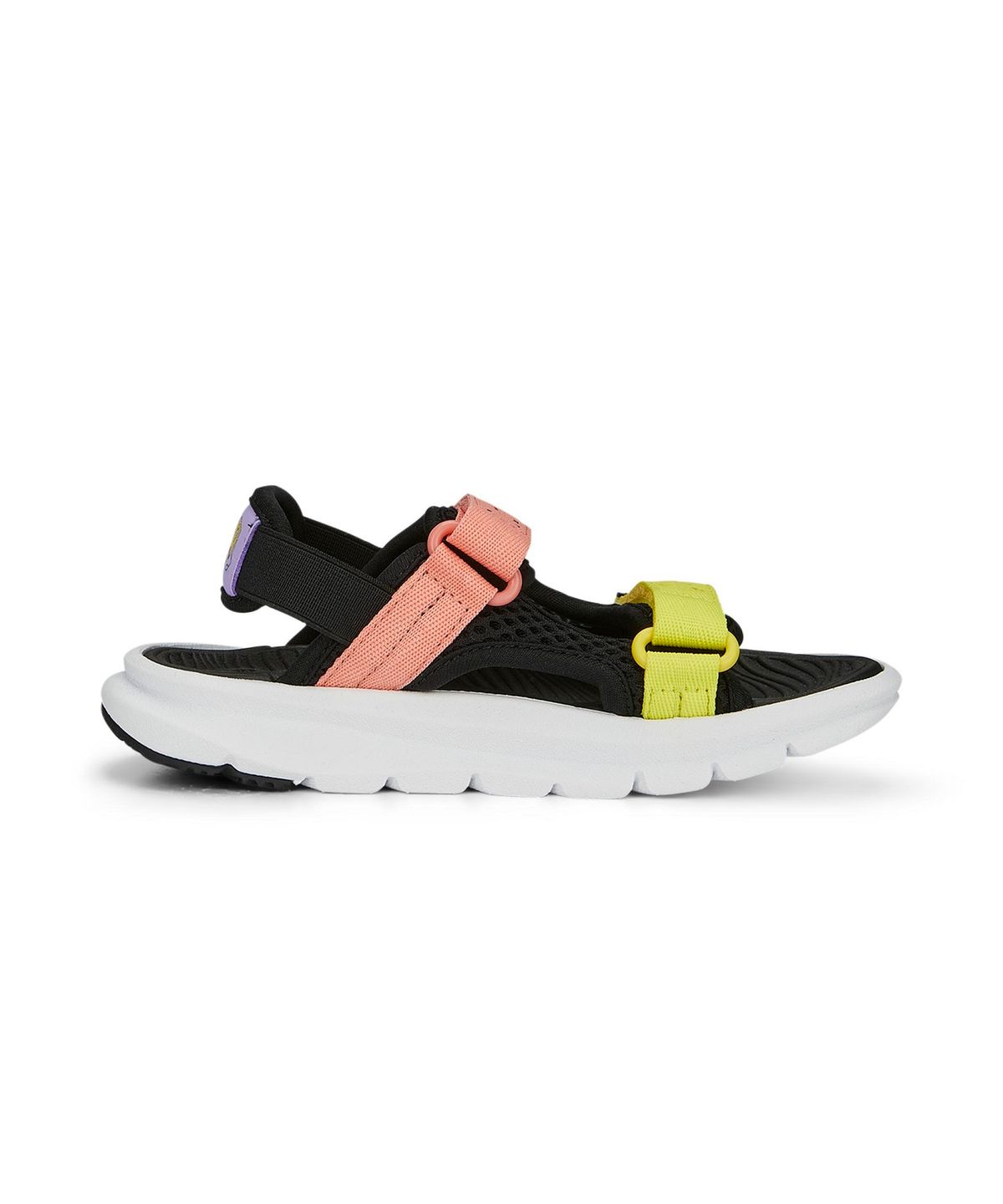 푸마 키즈(PUMA KIDS) 푸마Ⅹ스폰지밥 이볼브 샌들 프리스쿨 - 블랙