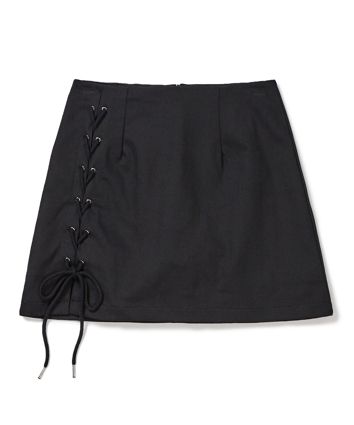 제로플래닛(ZEROPLANET) 넬리 레이스업 스커트 팬츠 [BLACK]