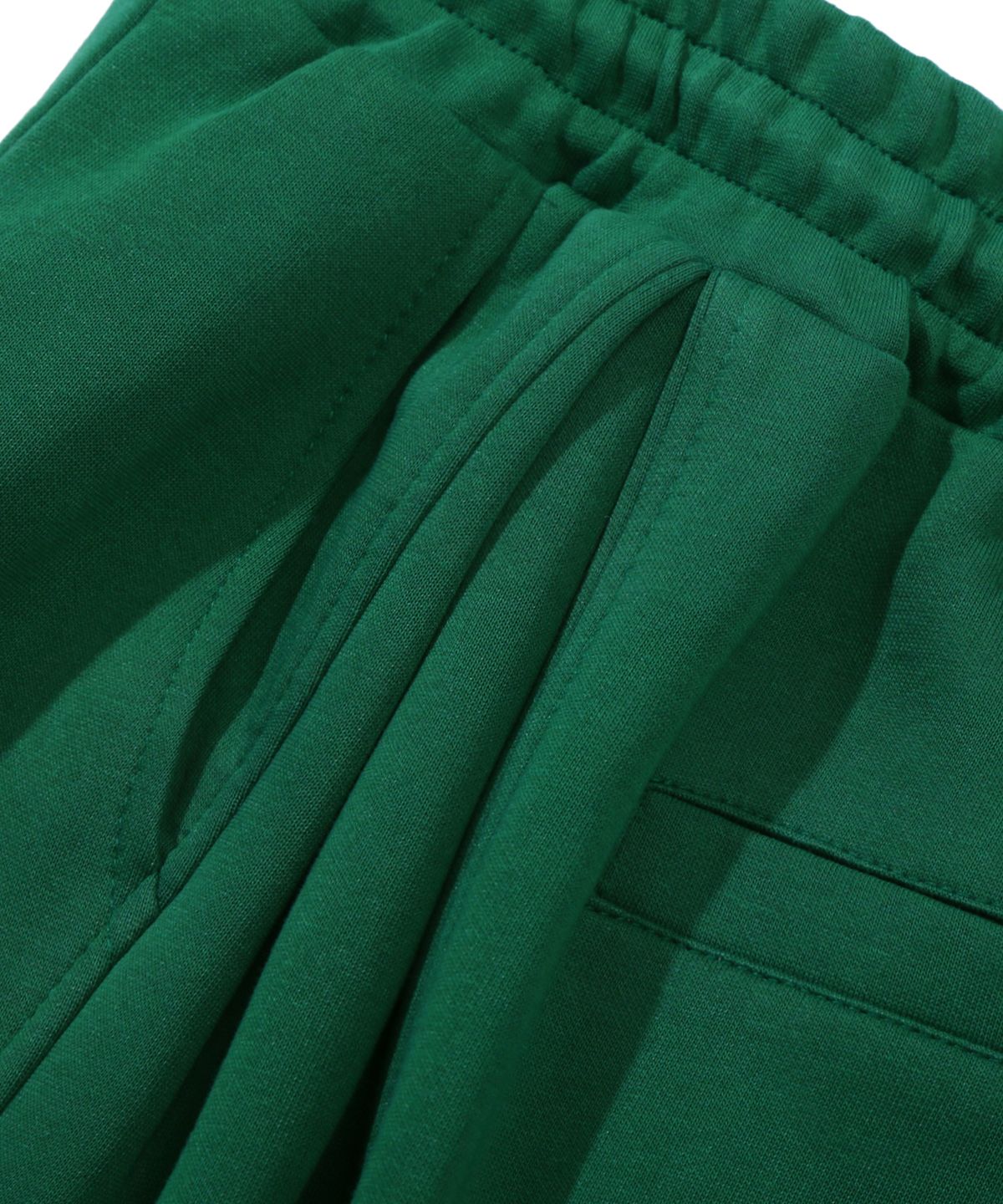 트릴리온(TRILLION) 딥 턱 벌룬핏 스웨트 조거 팬츠 (GREEN)
