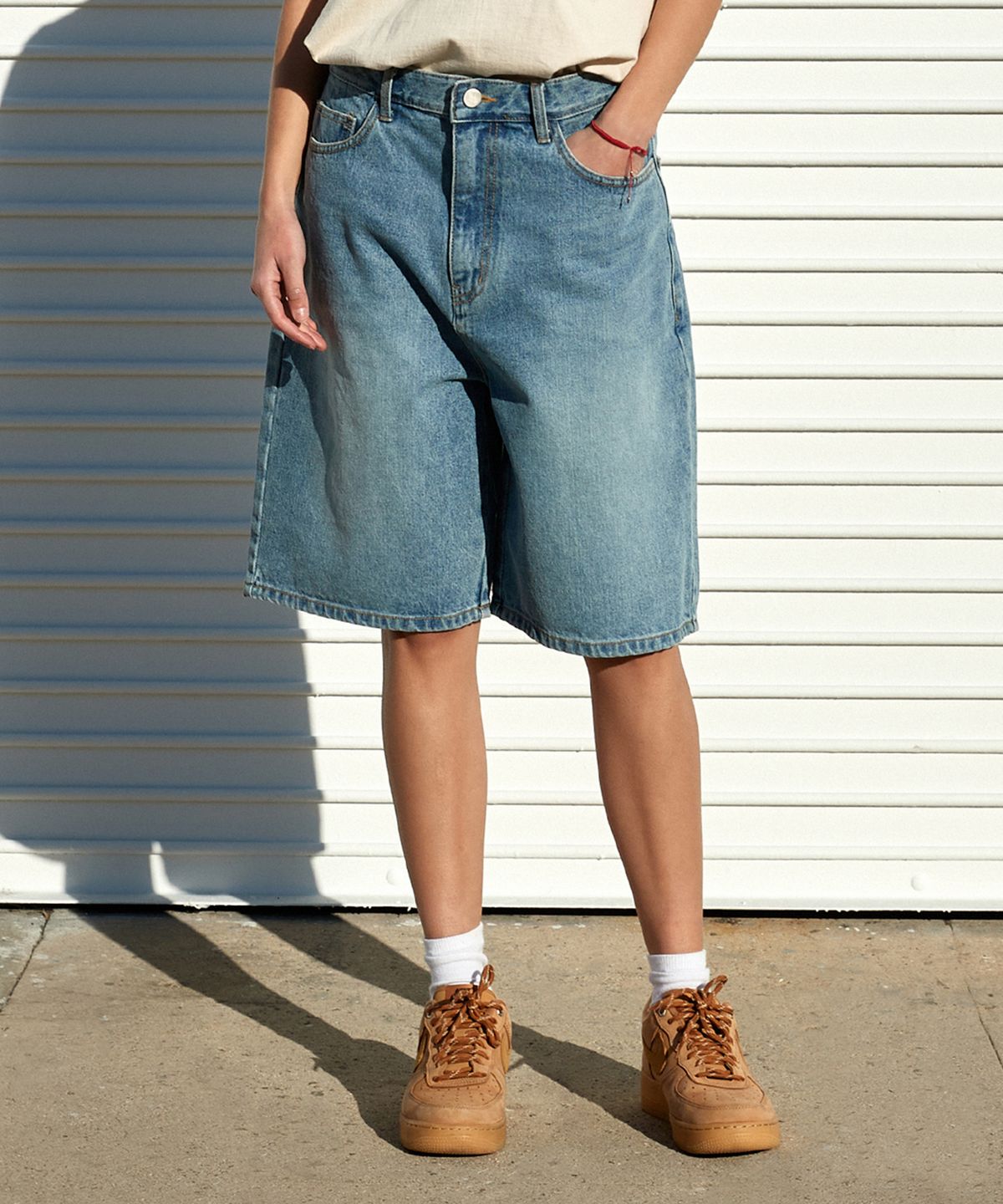 플루크(FLUKE) 버뮤다 데님 하프팬츠 FSP110 3color