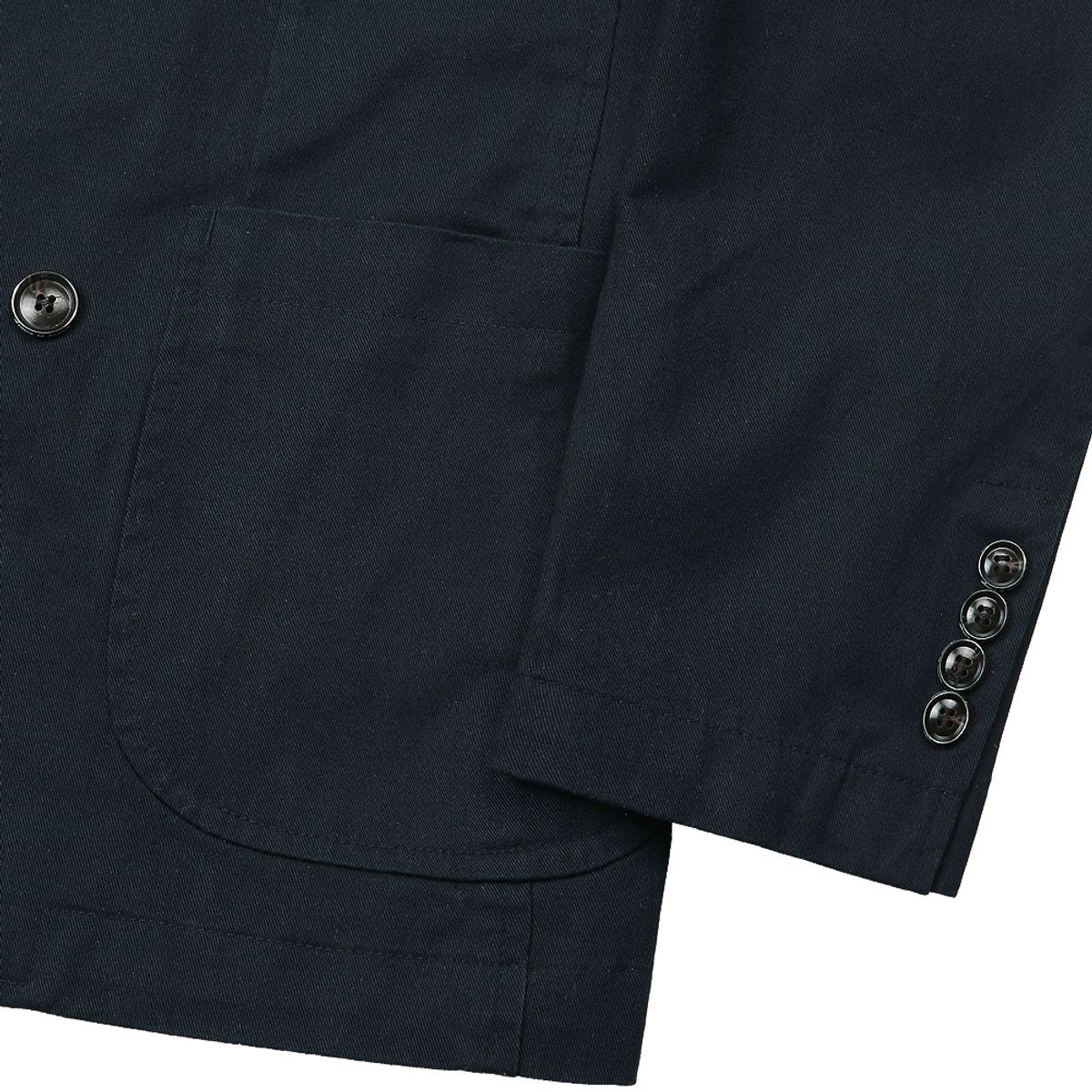 솔티(SORTIE) 6B Cotton Washed Double Jacket (Dark Navy)