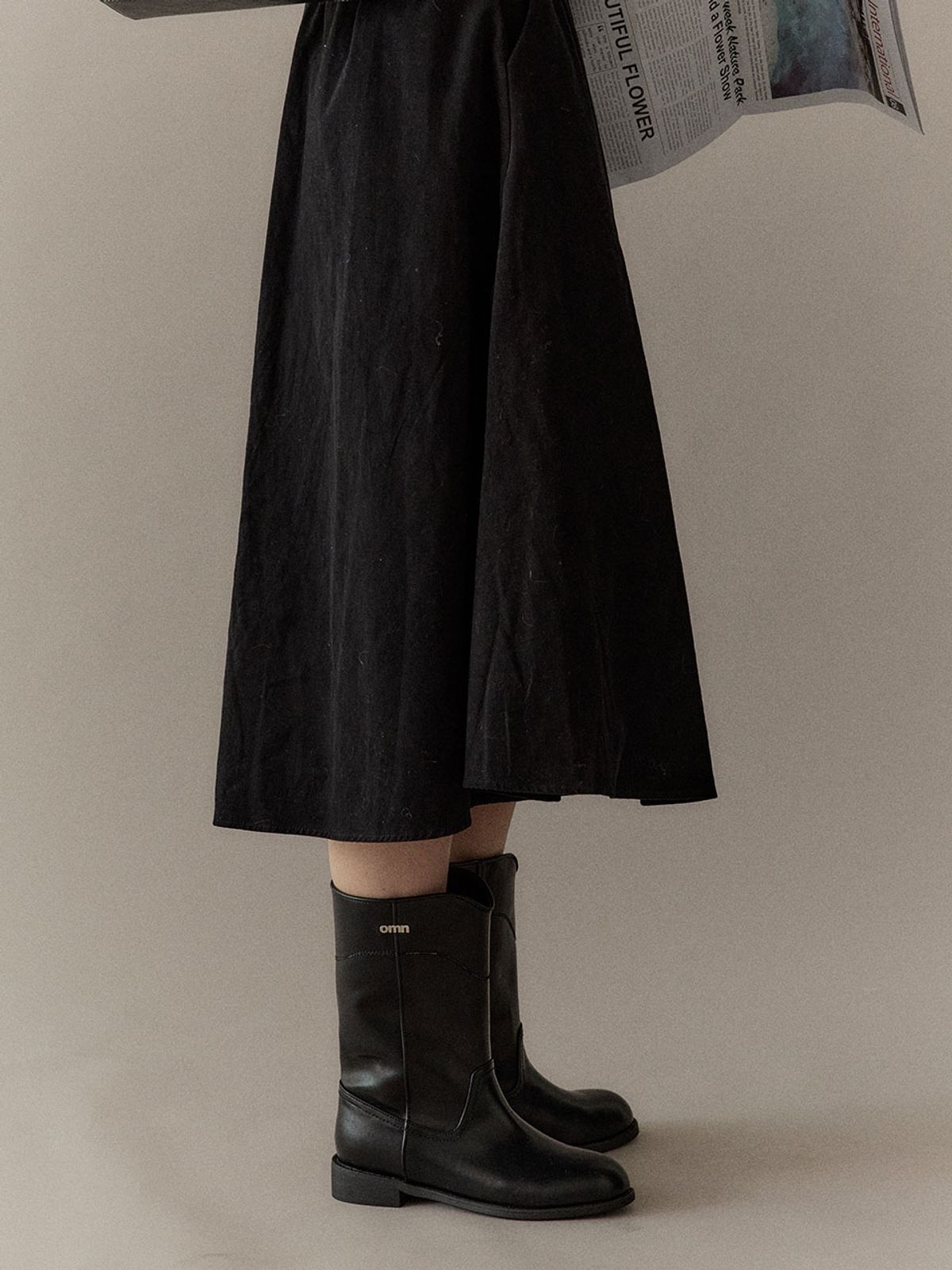 옴니포턴트(OMNIPOTENT) omn boots [black]