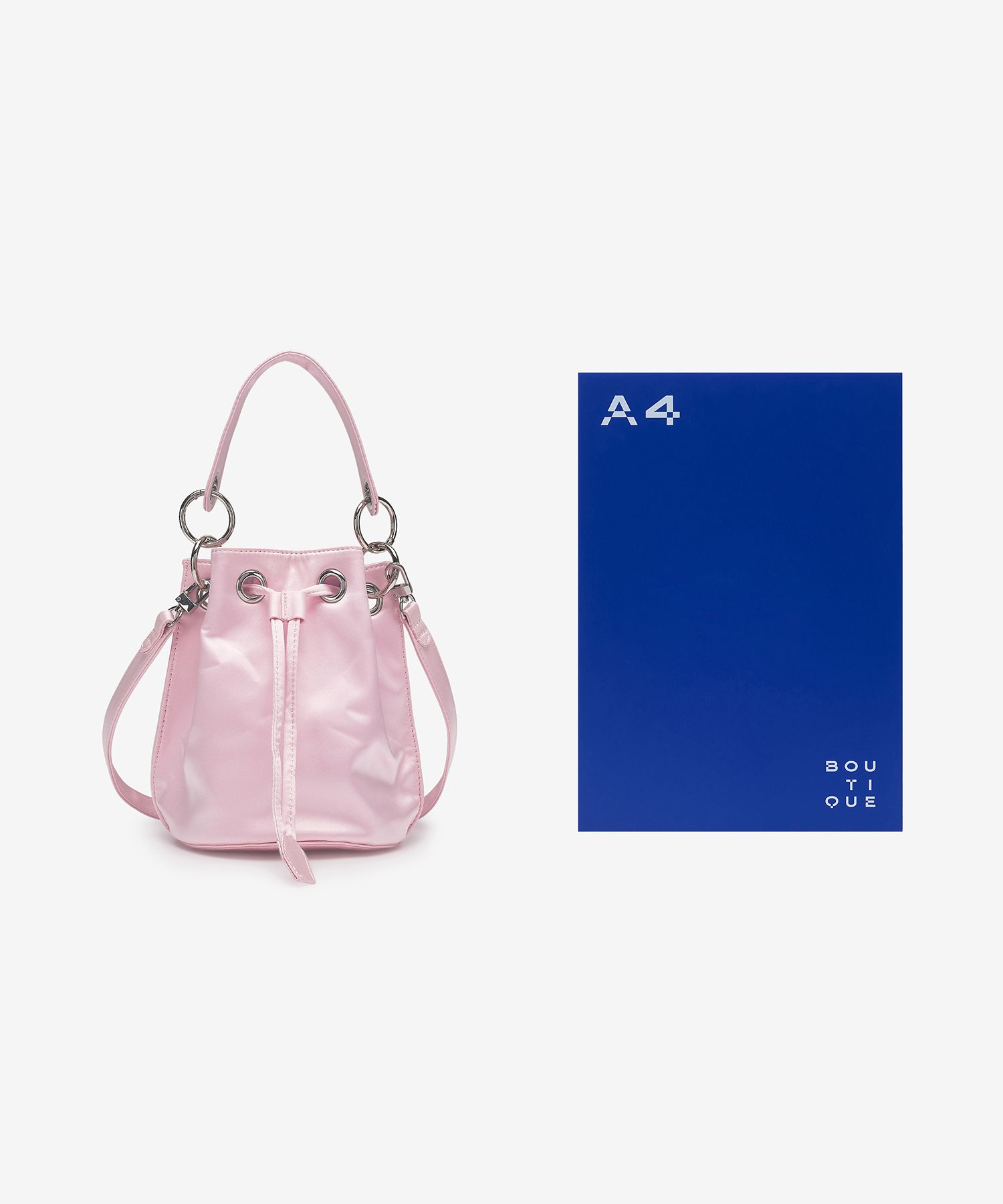 MUSINSA公式 | HAI Allegra Bucket Bag - Light Pink