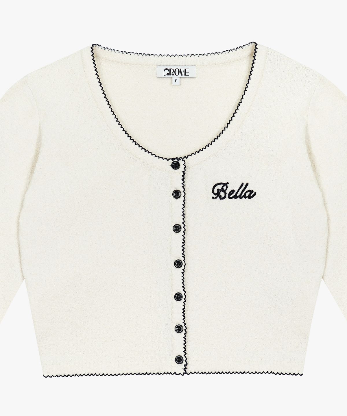 그로브(GROVE) 23SS BELLA CARDIGAN_IVORY