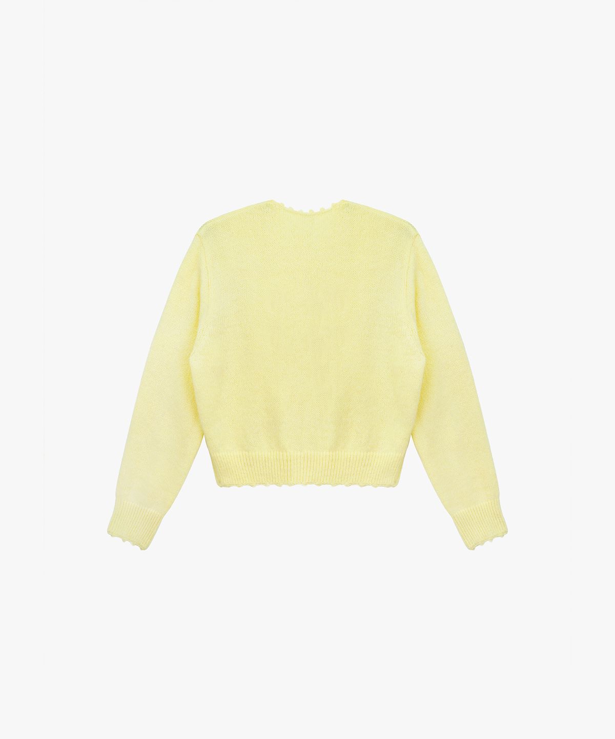 그로브(GROVE) CANDY CARDIGAN_YELLOW