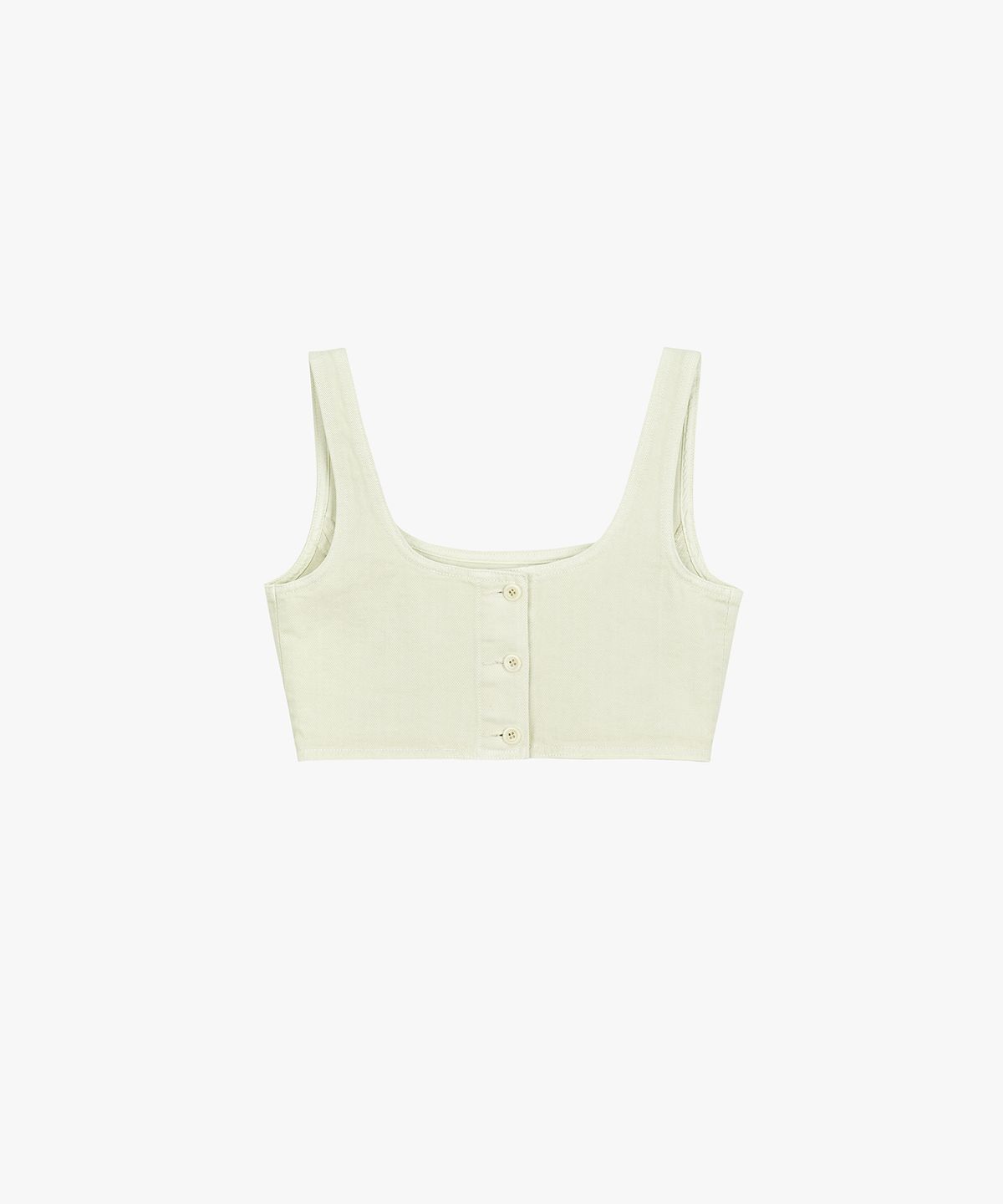 그로브(GROVE) 23SS HEIVE DENIM BUSTIER_CREAM