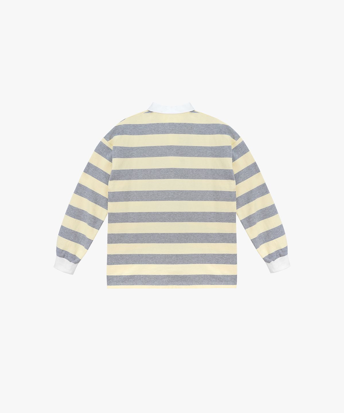 그로브(GROVE) 23SS POLD T-SHIRTS_MELANGE/YELLOW