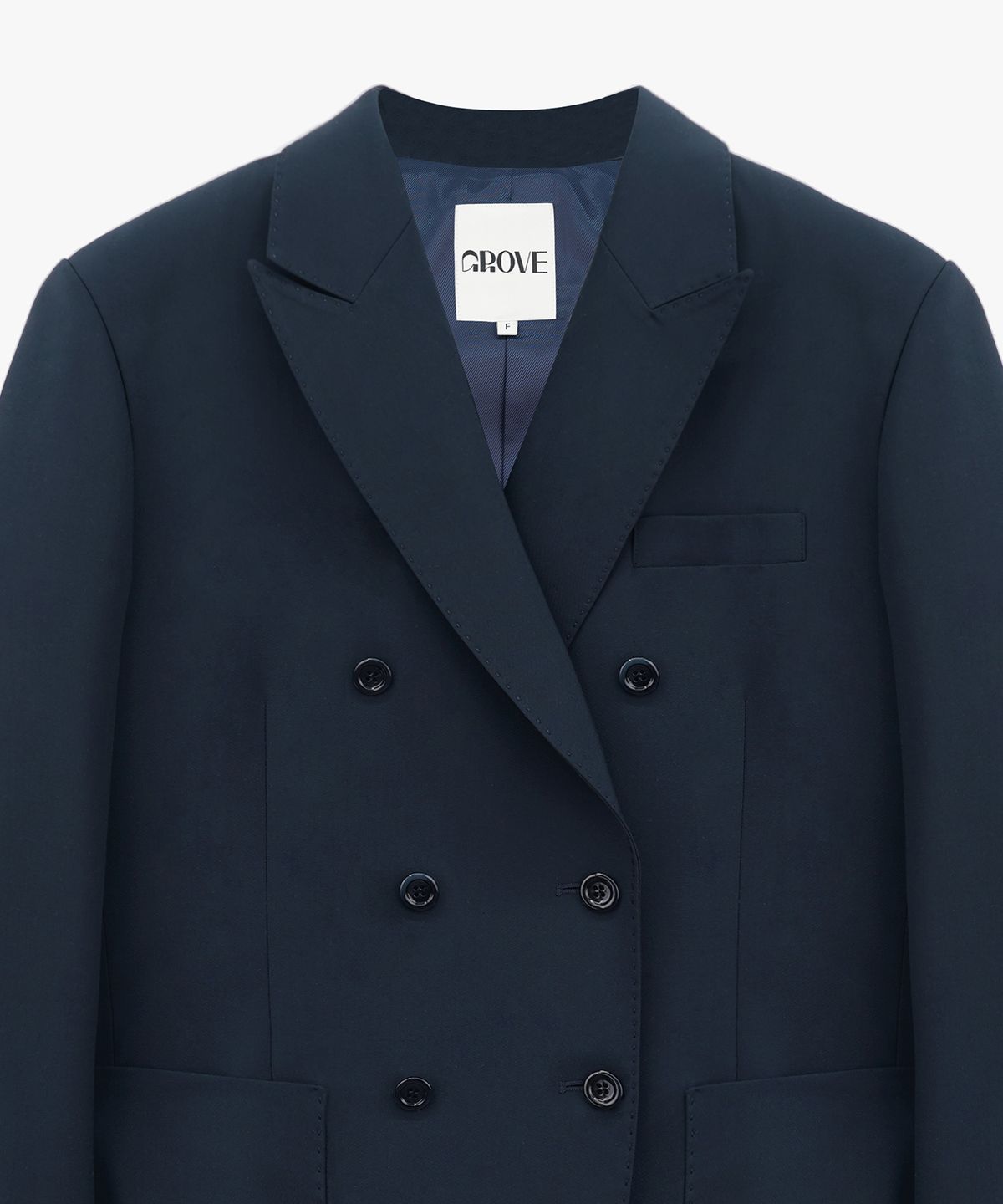 그로브(GROVE) 23SS ROW JACKET_NAVY