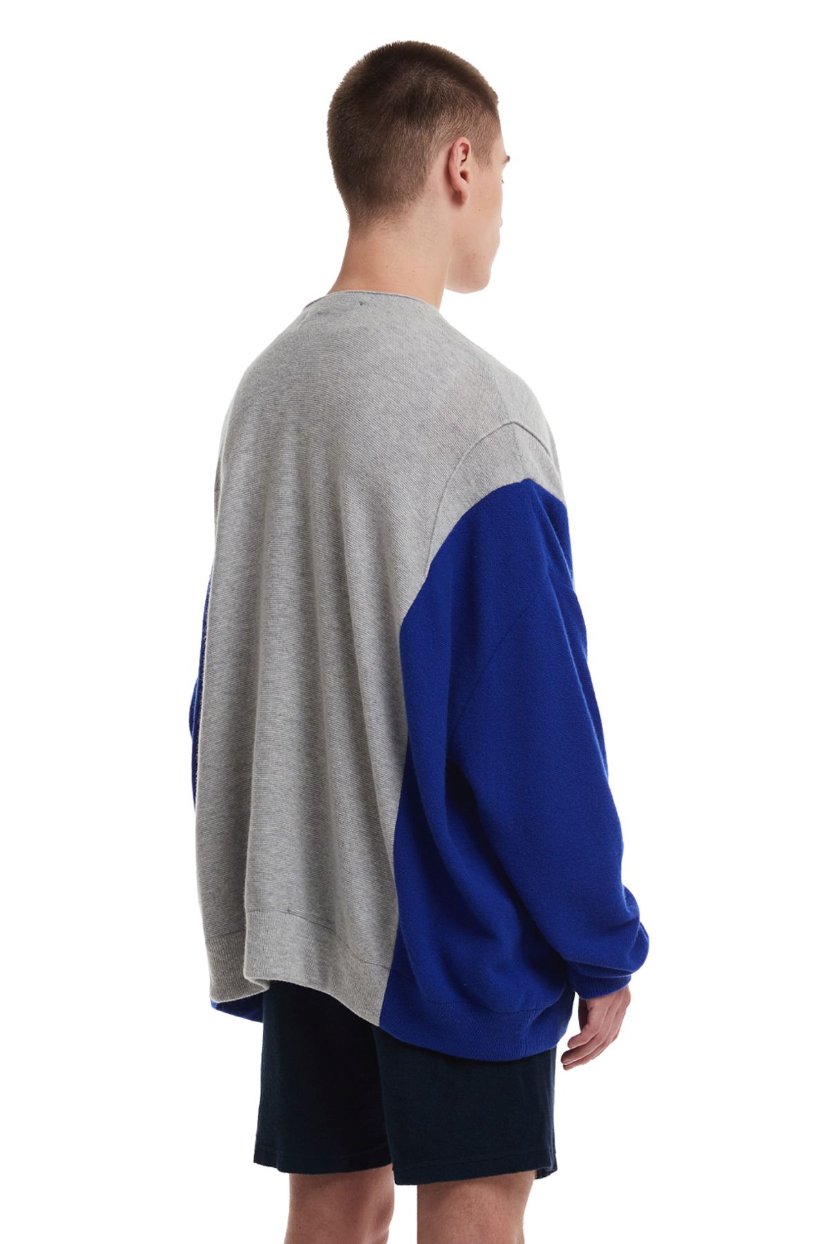 트렁크프로젝트(TRUNK PROJECT) Colorblocked Cardigan_Grey
