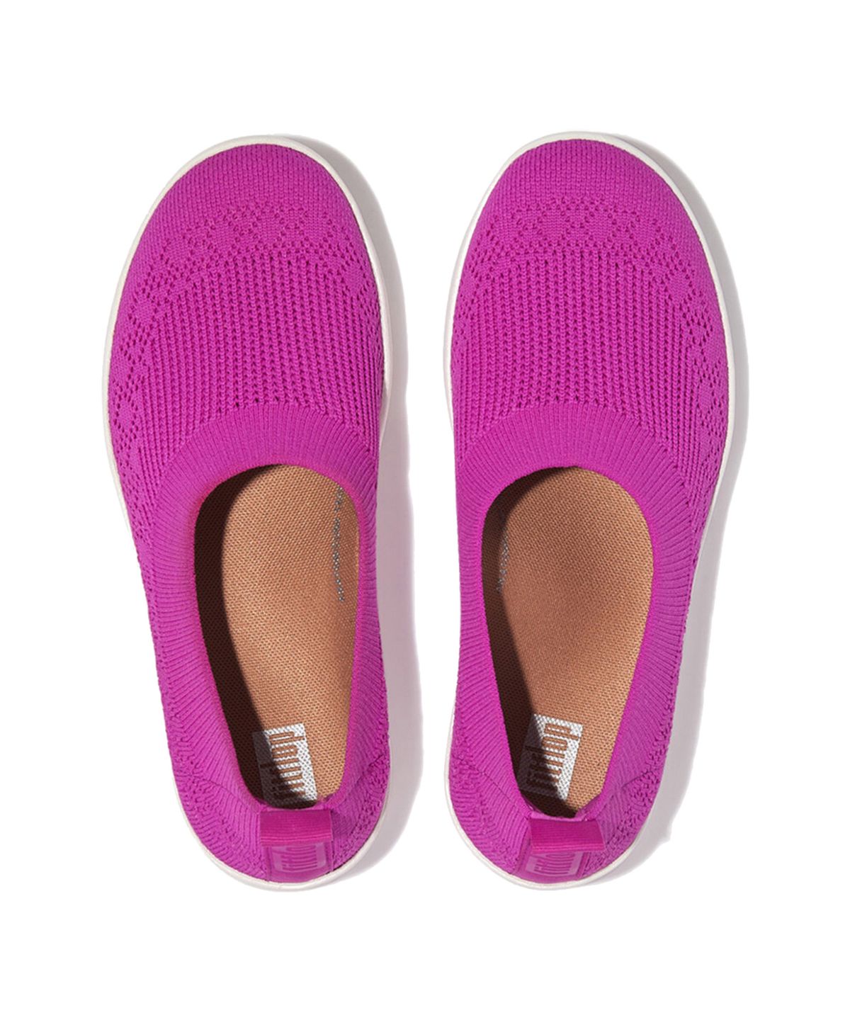 핏플랍(FITFLOP) 우버니트 발레리나 슬립온 슈즈 Miami Violet