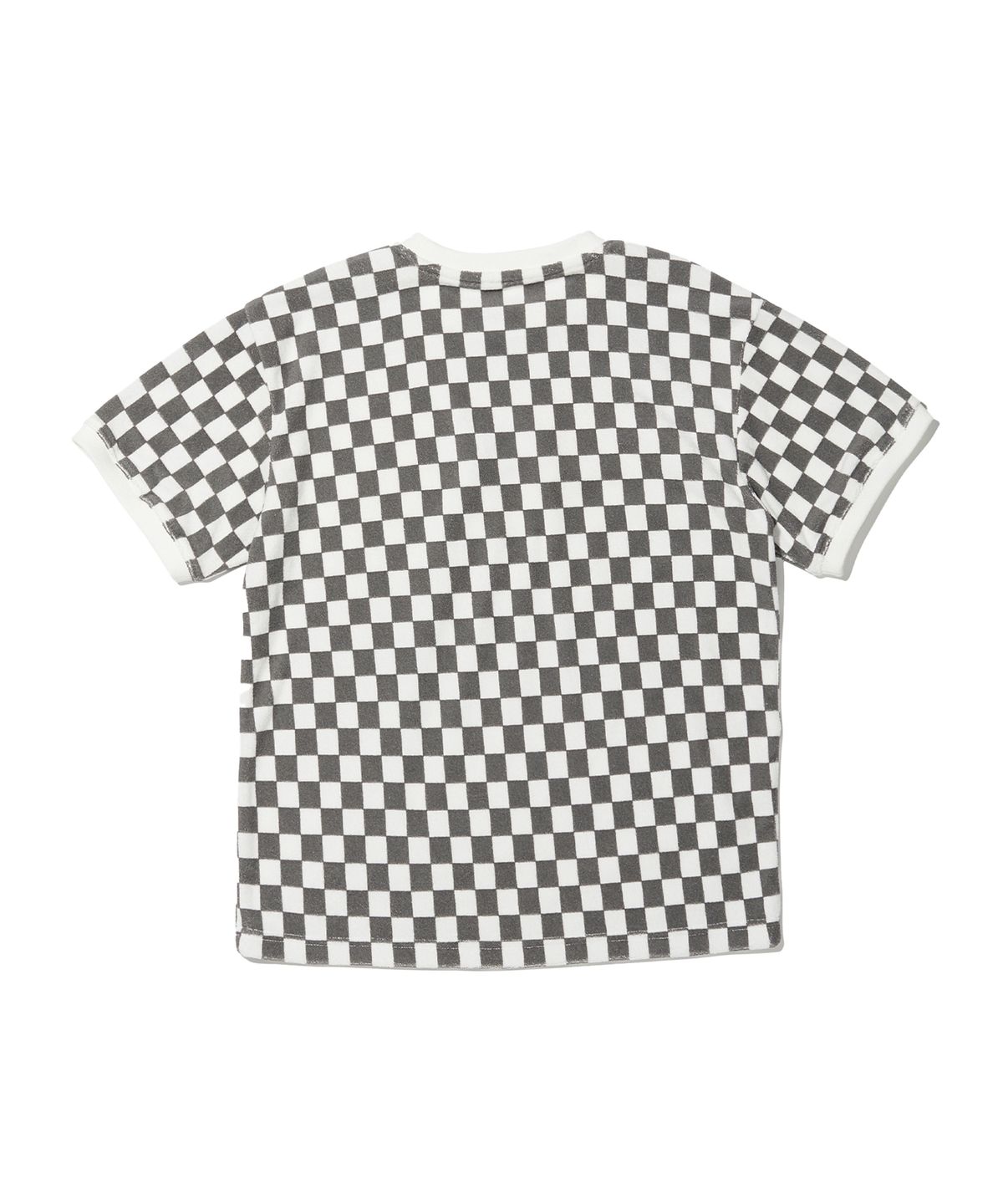 브라운브레스 키즈(BROWNBREATH KIDS) KIDS CHECKERBOARD T-SHIRTS - CHARCOAL