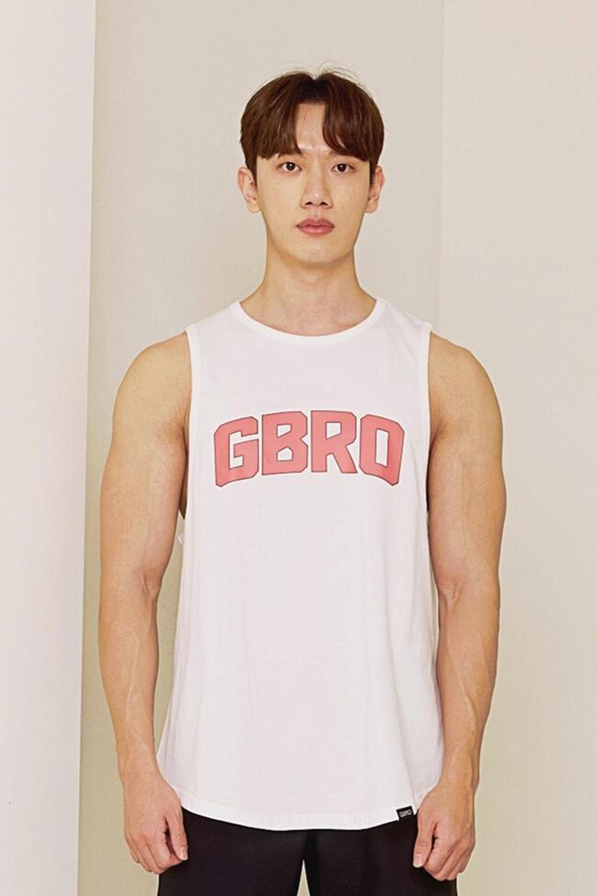 짐브로(GBRO) 수피마 아치로고 나시