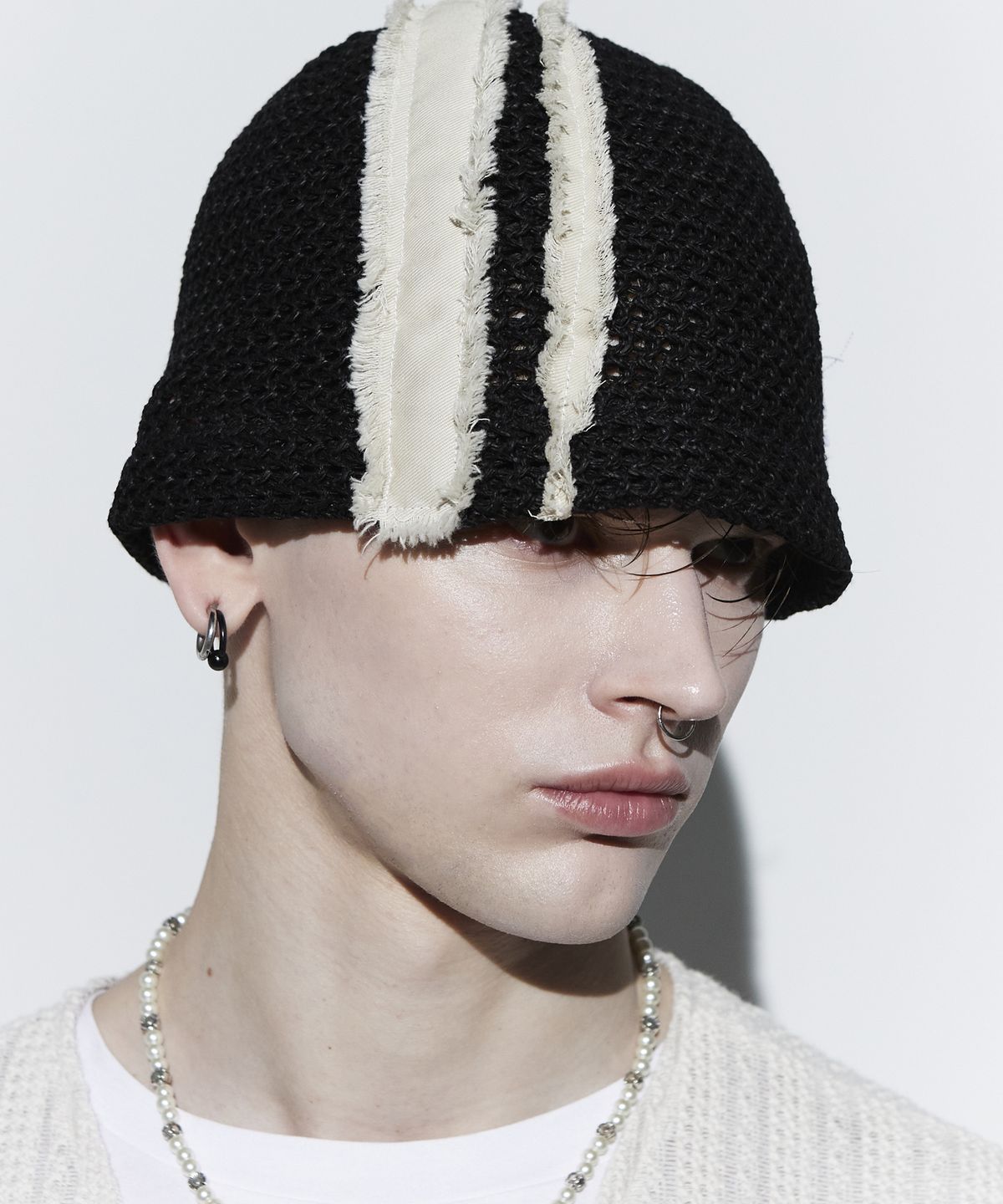 알에스에스씨(RSSC) DENIM PATCHED BEANIE - BK