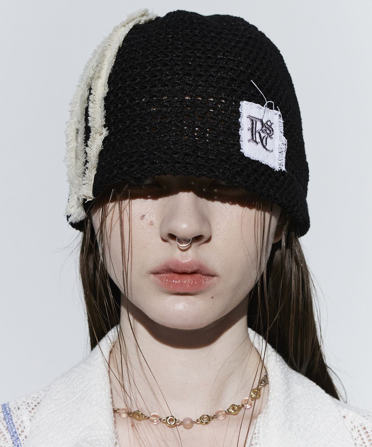 알에스에스씨(RSSC) DENIM PATCHED BEANIE - BK