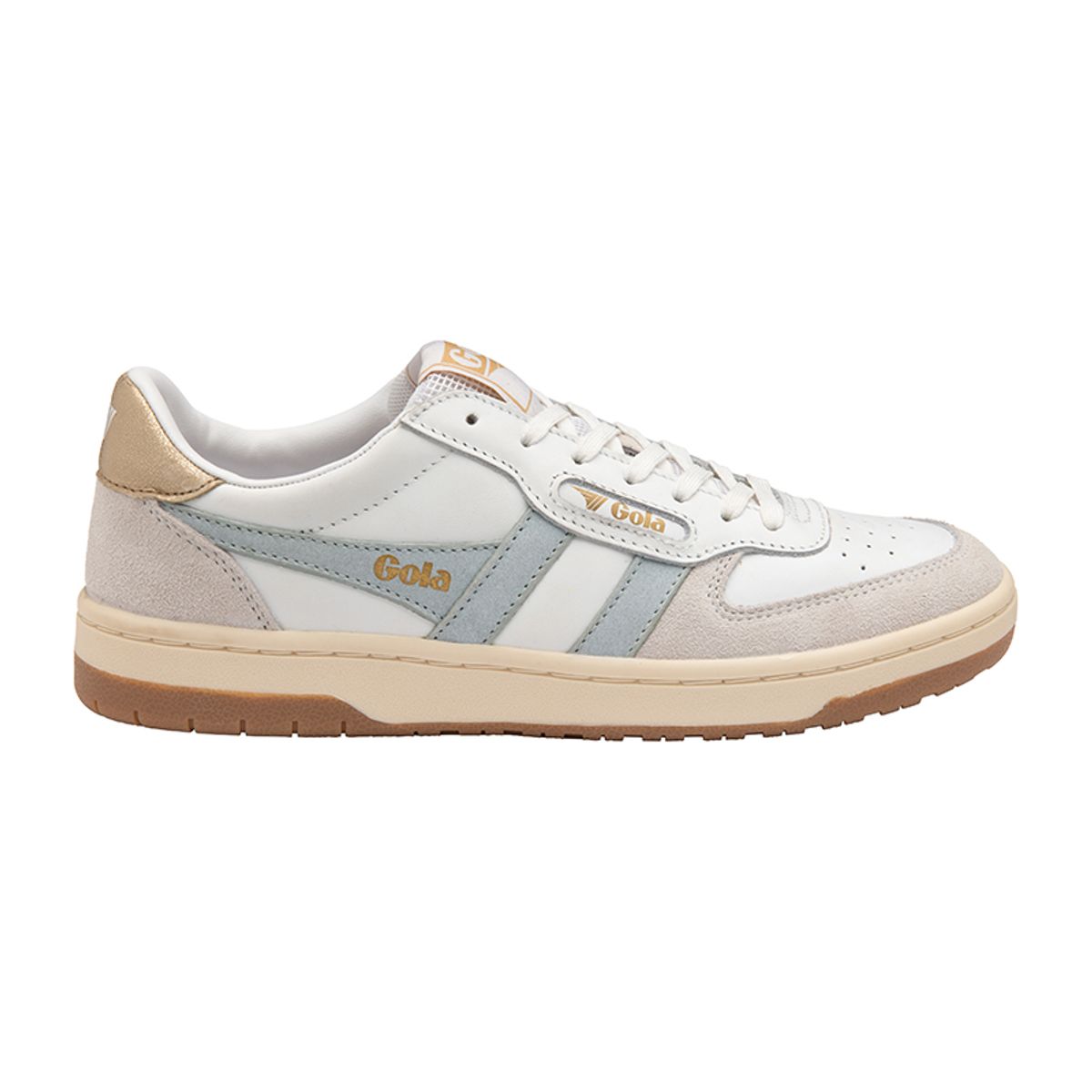 골라 클래식(GOLA CLASSICS) 호크 화이트 아이스블루 골드 CLB336WA