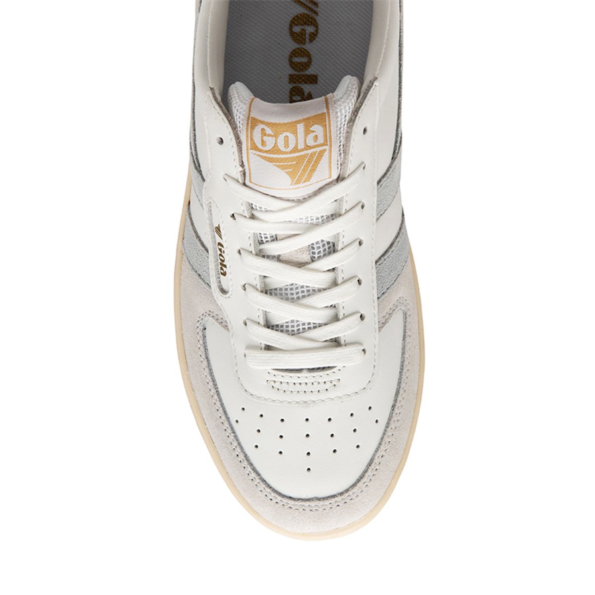 골라 클래식(GOLA CLASSICS) 호크 화이트 아이스블루 골드 CLB336WA