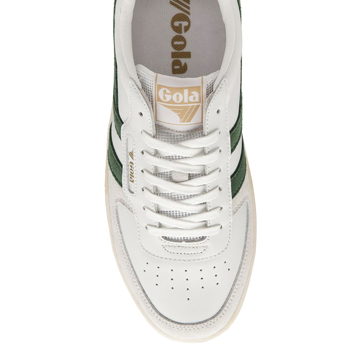 골라 클래식(GOLA CLASSICS) 호크 화이트 다크그린 CMB336XN