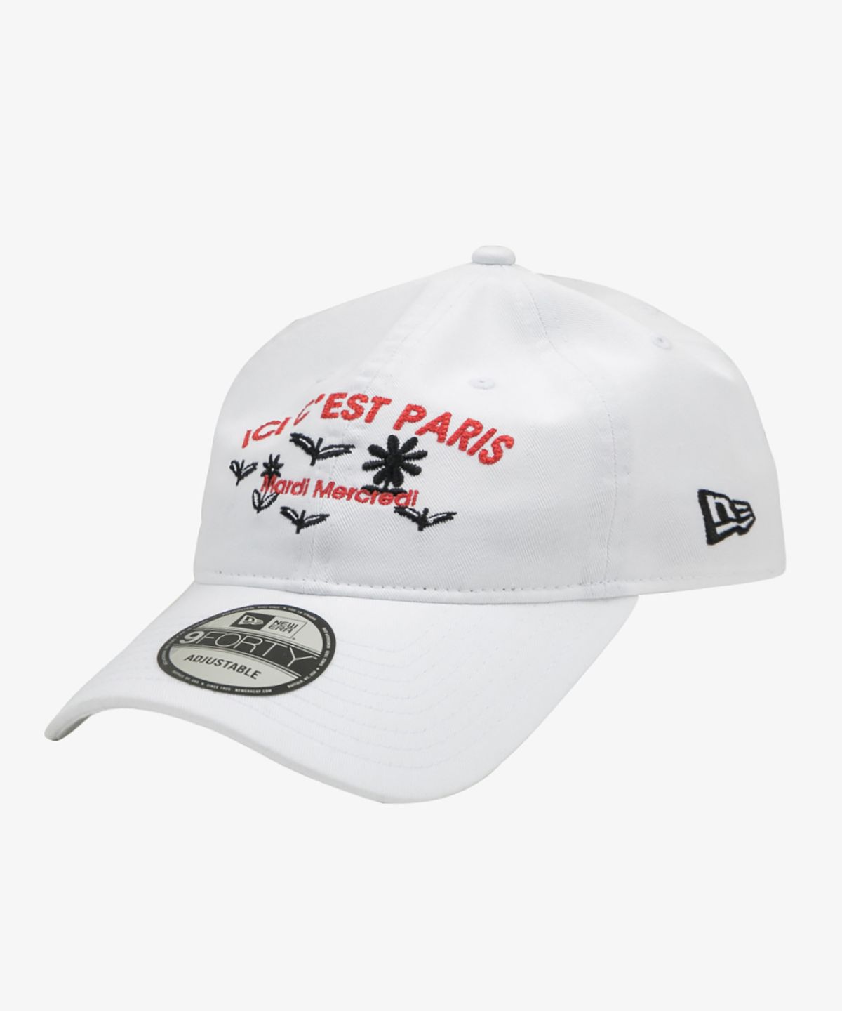 뉴에라(NEW ERA) 뉴에라 X 마르디 메크르디 ICI CEST PARIS 언스트럭쳐 볼캡 화이트