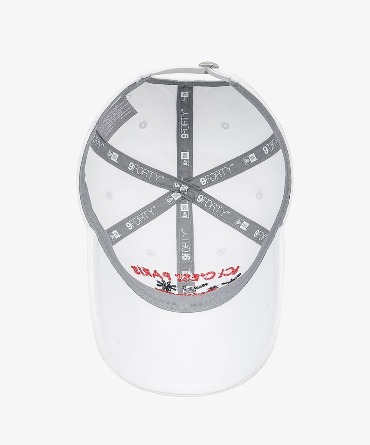 뉴에라(NEW ERA) 뉴에라 X 마르디 메크르디 ICI CEST PARIS 언스트럭쳐 볼캡 화이트