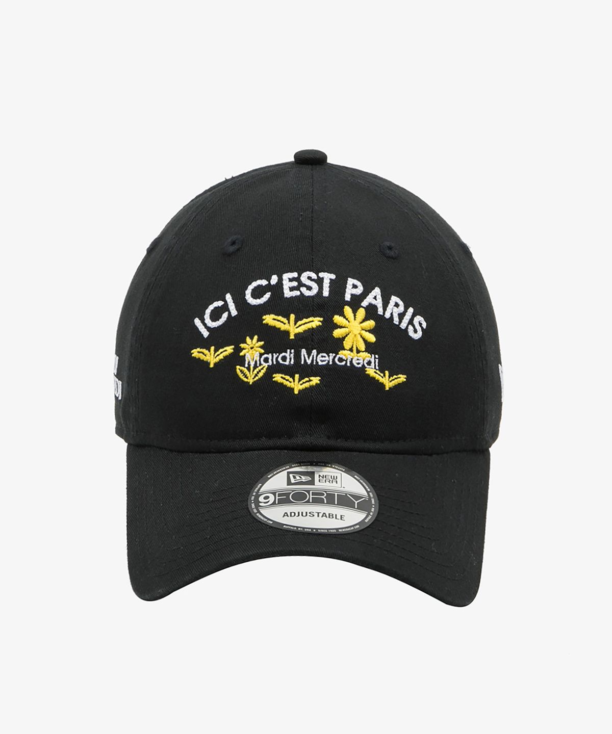 뉴에라(NEW ERA) 뉴에라 X 마르디 메크르디 ICI CEST PARIS 언스트럭쳐 볼캡 블랙