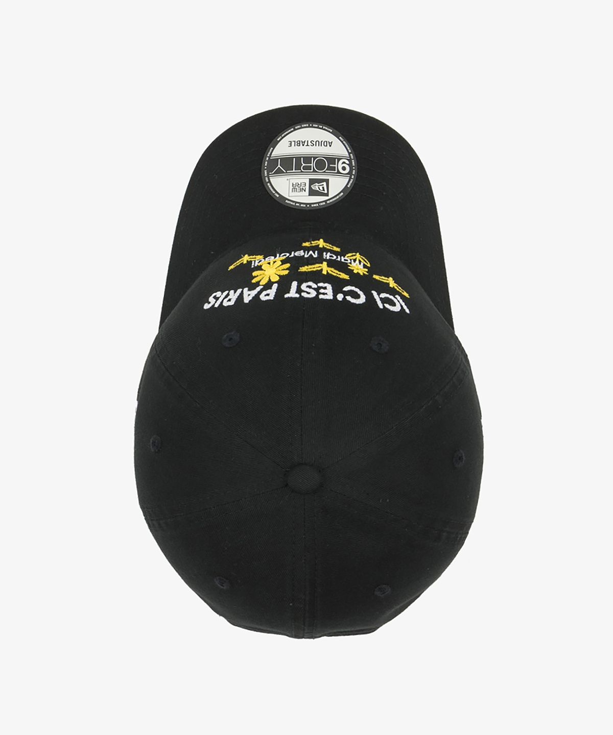 뉴에라(NEW ERA) 뉴에라 X 마르디 메크르디 ICI CEST PARIS 언스트럭쳐 볼캡 블랙