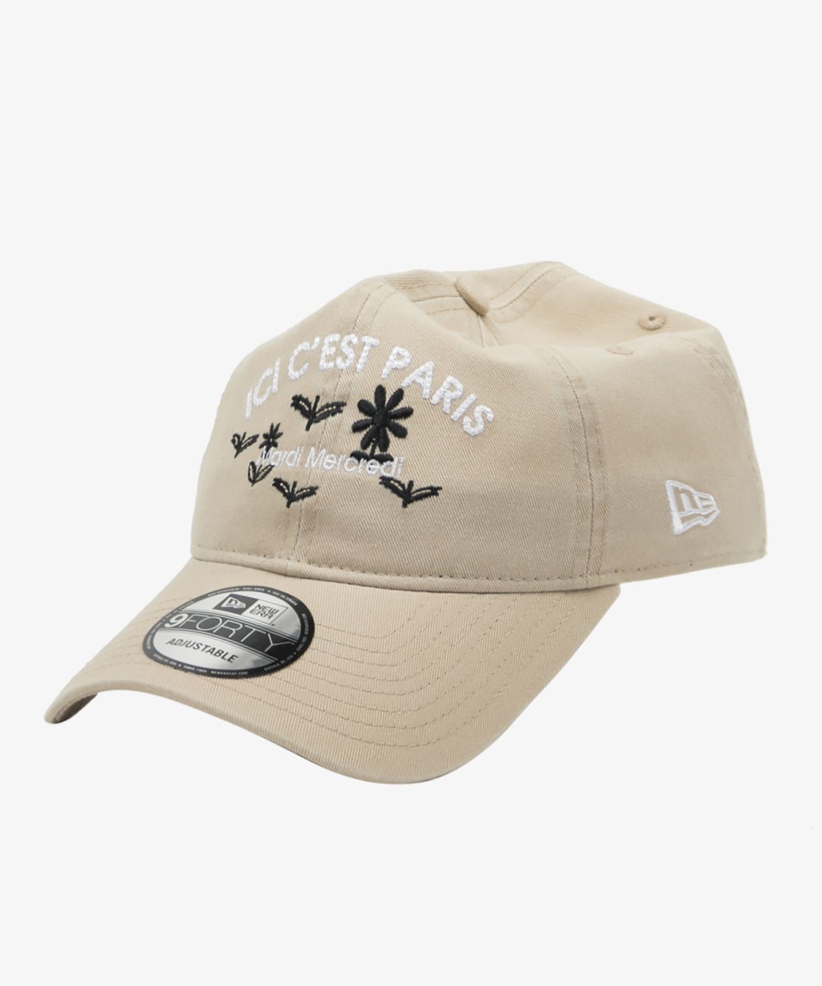 뉴에라(NEW ERA) 뉴에라 X 마르디 메크르디 ICI CEST PARIS 언스트럭쳐 볼캡 베이지