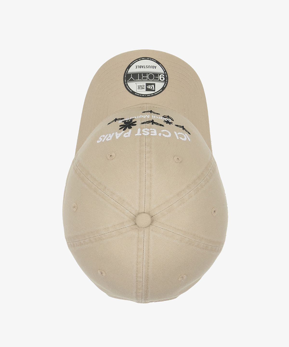 뉴에라(NEW ERA) 뉴에라 X 마르디 메크르디 ICI CEST PARIS 언스트럭쳐 볼캡 베이지