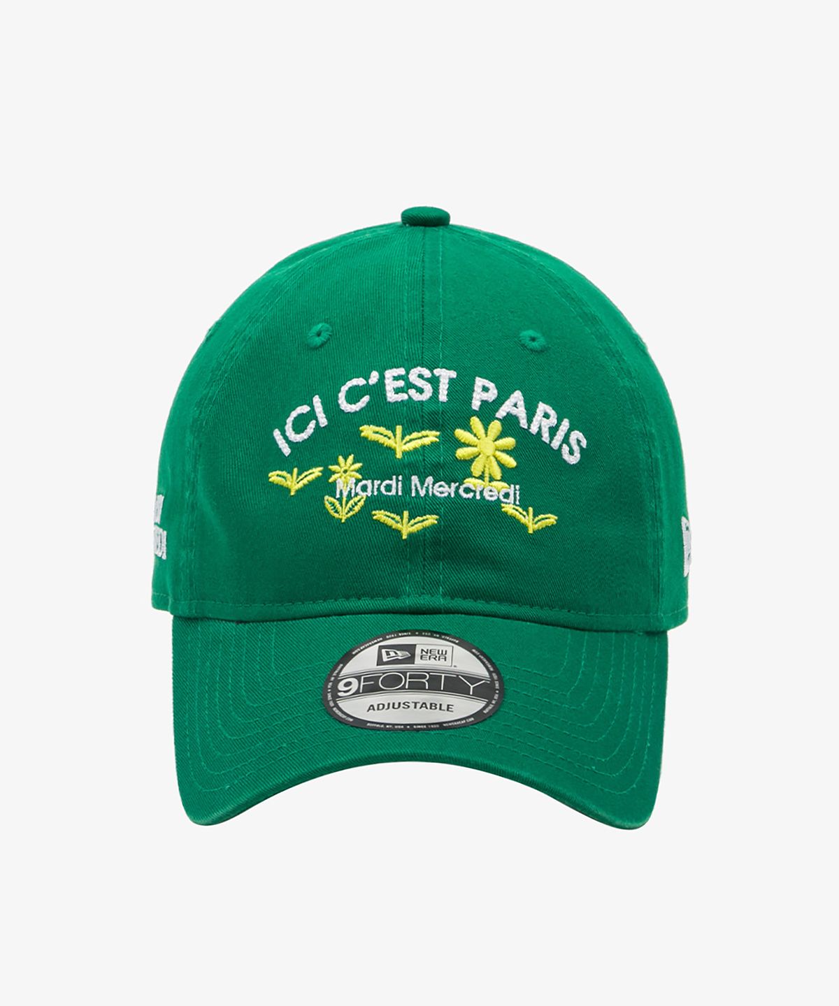 뉴에라(NEW ERA) 뉴에라 X 마르디 메크르디 ICI CEST PARIS 언스트럭쳐 볼캡 그린