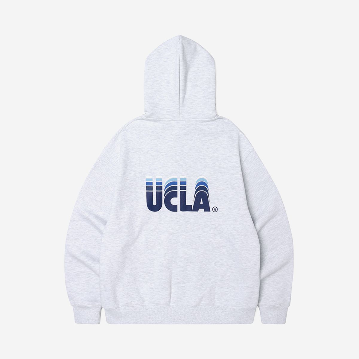 유씨엘에이(UCLA) 변형로고 집업 후드[L-M-GREY](UZ3GD10_12)
