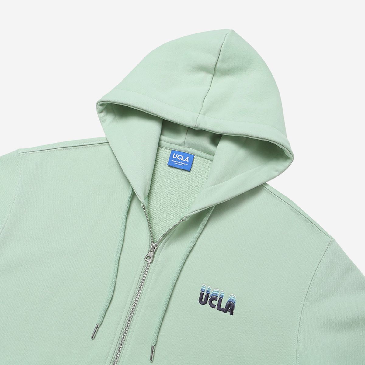 유씨엘에이(UCLA) 변형로고 집업 후드[MINT](UZ3GD10_61)